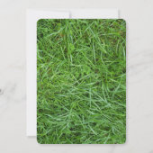 ゴルファーの誕生日パーティー招待状 招待状 (裏面)