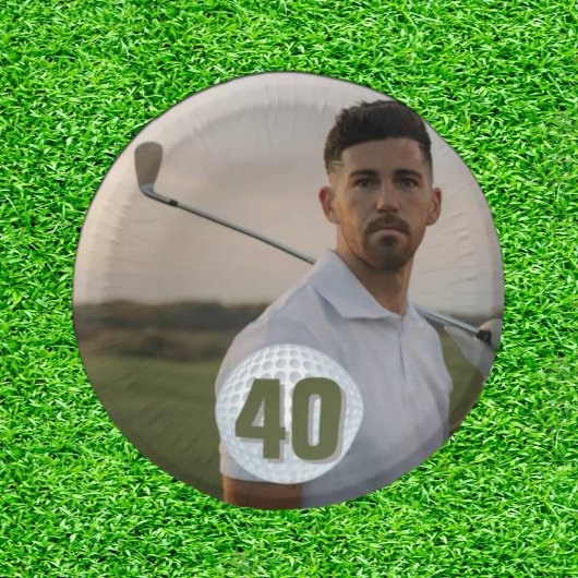 ゴルファーの誕生日 ペーパープレート