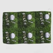 ゴルファーの贈り物のためのゴルフのルールおもしろい全体 ゴルフタオル (横)