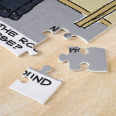 ゴルファーの郵便配達人がゴルフアニメが好き ジグソーパズル (側面)