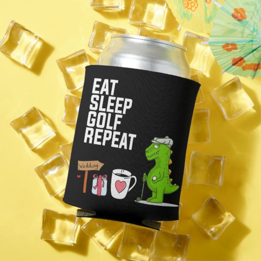 ゴルファーの食べ恐竜のための睡眠ゴ結婚ルフリピート 缶クーラー (インサイチュ 夏)
