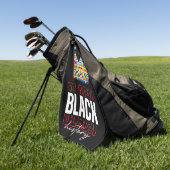 ゴルファーの黒月の歴史 ゴルフタオル (グリーン)