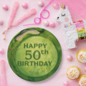 ゴルファーの50歳誕生日 ペーパープレート (パーティー)