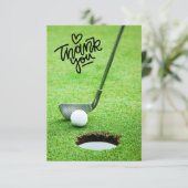 ゴルファーのT感謝していライフィック：パーの感謝 サンキューカード (スタンド正面)