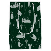 ゴルファーはリングバチュラーパーティの前に最後のスイング ミディアムペーパーバッグ (裏面)