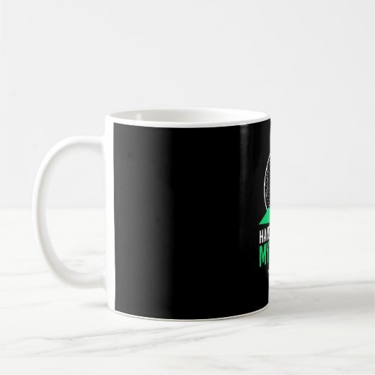 ゴルファーは私のボールを見た コーヒーマグカップ (左)