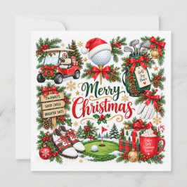 ゴルファーへのクリスマスギフト シーズンカード