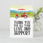 ゴルファーへの愛と支援に感謝 サンキューカード (スタンド正面)