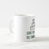 ゴルファーへの誕生日ケーキ コーヒーマグカップ (正面左)