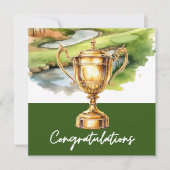 ゴルファーをテーマにしたゴルフおめでとう (正面)