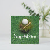 ゴルファーをテーマにしたゴルフおめでとう (スタンド正面)