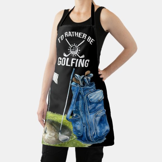 ゴルファーをテーマにしたゴルフ エプロン (インサイチュ)