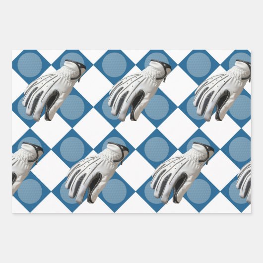 ゴルファーをテーマにしたゴルフ ラッピングペーパーシート (正面2)