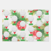 ゴルファーをテーマにしたゴルフ ラッピングペーパーシート (正面2)