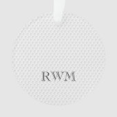 ゴルファーイニシャルゴルフ記念オーナメントボール オーナメント (正面)