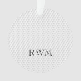 ゴルファーイニシャルゴルフ記念オーナメントボール オーナメント