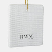 ゴルファーイニシャルPHOTOゴルフボール記念キープサケ セラミックオーナメント (右)