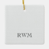 ゴルファーイニシャルPHOTOゴルフボール記念キープサケ セラミックオーナメント (正面)