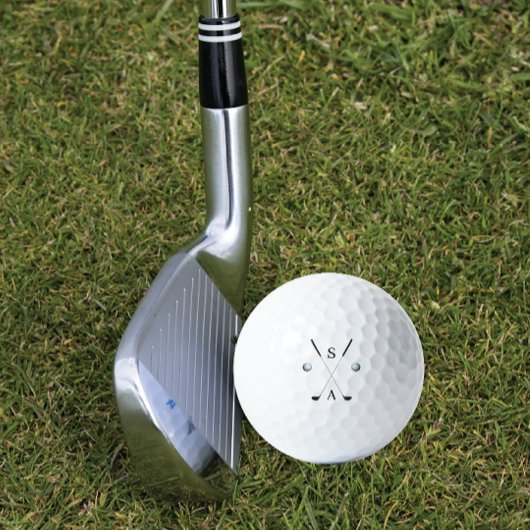ゴルファーエレガントモノグラム素晴らしクラブおもしろいギフトファブ ゴルフボール