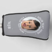 ゴルファーカスタムフォトモノグラパーソナライズされたムパター ゴルフヘッドカバー (正面)