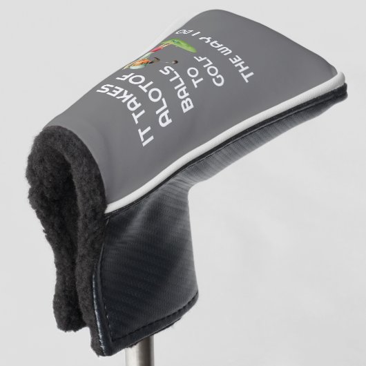 ゴルファーカスタム毎のパターゴルフヘッドカバー ゴルフヘッドカバー (3/4 正面)