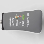 ゴルファーカスタム毎のパターゴルフヘッドカバー ゴルフヘッドカバー (正面)