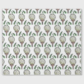 ゴルファーギフト - ゴールドティー付き特大ゴルフボール ラッピングペーパー (フラット)