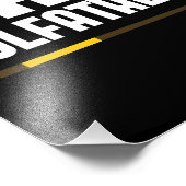 ゴルファーゴルフおもしろい恋人パパギフトゴルファー フォトプリント            (角)