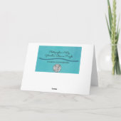 ゴルファーゴルフおもしろい誕生日カード カード (裏面)