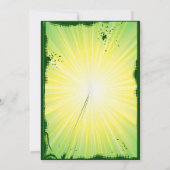 ゴルファーゴルフゴルフ40歳誕生日招待状 招待状 (裏面)