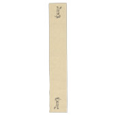 ゴルファースポーツデザインレザールック ロングテーブルランナー (正面)