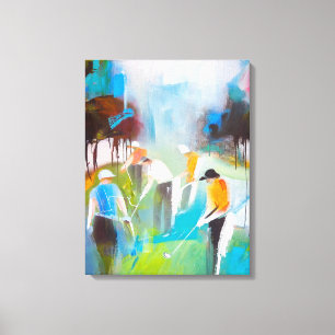 ゴルファーズコンポジションVI – キャンバスアートプリント キャンバスプリント