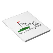 ゴルファーダイエット ノートパッド (アングル)