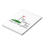 ゴルファーダイエット ノートパッド (回転)