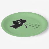 ゴルファーバチュラーパーティゴルフクラシックトリップスタイリッシュ ペーパープレート (アングル)