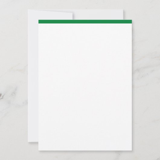 ゴルファーパーソナライズされたのノテカードまたは文房具 サンキューカード (裏面)