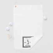 ゴルファーパーソナライズされたの名前と年 ゴルフタオル (インサイチュ)