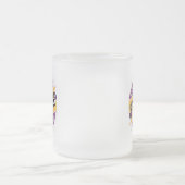 ゴルファーパーソナライズされたの曇りガラス製マグカップ フロストグラスマグカップ (中央)