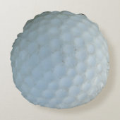 ゴルファーパーソナライズされたズ動揺してゴルフボール ラウンドクッション (正面)