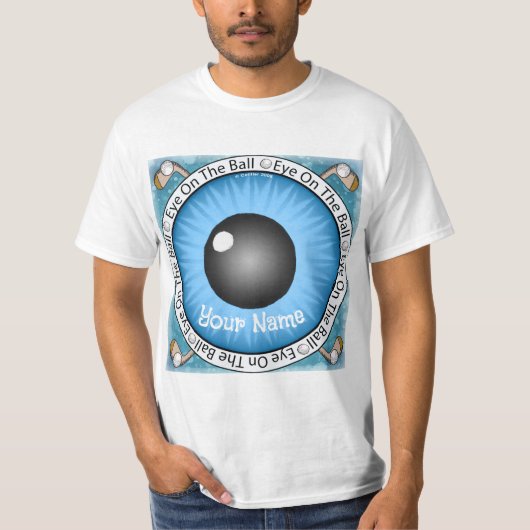 ゴルファーブルーアイオンボール Tシャツ (正面)