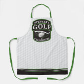 ゴルファープロゴルフプレーヤークラブクラブクラブクラブハウスパーソナライズされた エプロン (正面)