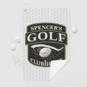 ゴルファープロゴルフプレーヤークラブクラブクラブクラブハウスパーソナライズされた ゴルフタオル (インサイチュ)