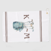 ゴルファーモダンモノグラム ゴルフタオル (横)