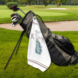 ゴルファーモダンモノグラム ゴルフタオル