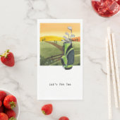 ゴルファーレッツパーティーパーティー紙ゲストタオル (インサイチュ)