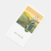 ゴルファーレッツパーティーパーティー紙ゲストタオル (コーナー)