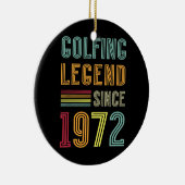 ゴルファー伝説1972第50誕生日ゴルフ50年 セラミックオーナメント (右)