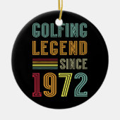 ゴルファー伝説1972第50誕生日ゴルフ50年 セラミックオーナメント (正面)