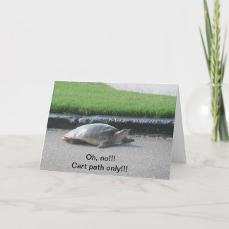 ゴルファー向けのノートカードとグリーティングカード カード