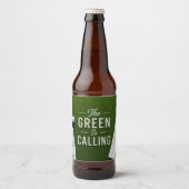 ゴルファー向けのユーモラスな言葉 ビールラベル (正面)